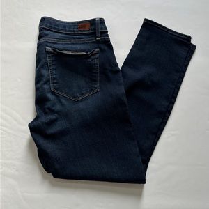 PAIGE Kylie Crop Denim Jeans Deep Purple